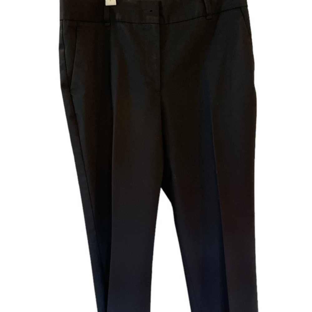 Talbots Heritage Black belt looped high waisted trouser Pants Size 12 - Picture 2 of 11